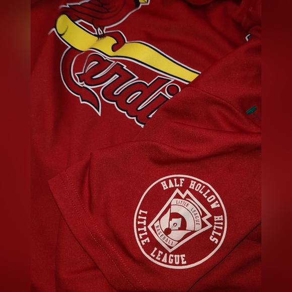 🍻2 For $15🤝 St Louis Cardinals Baseball Shirt Mens M Red Short Sleeve - Picture 4 of 5